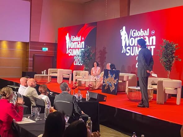 Global Woman Summit stage in London